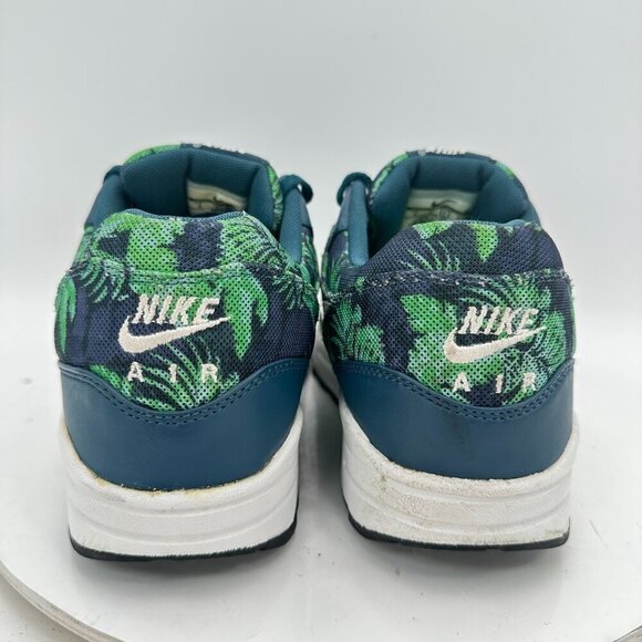 Nike Air Max 1 GPX Men Size 9 684174-400 Blue Floral Green White Training Shoes - Picture 5 of 11